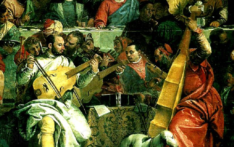 Paolo  Veronese a group of musicians Germany oil painting art
